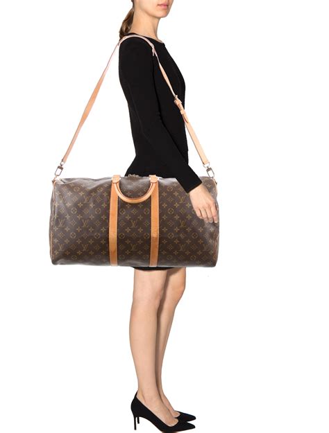 borsone 55 cm louis vuitton|LOUIS VUITTON MONOGRAM KEEPALL BANDOULIERE 55.